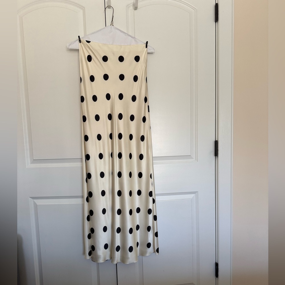 Reformation Cream Maxi Skirt